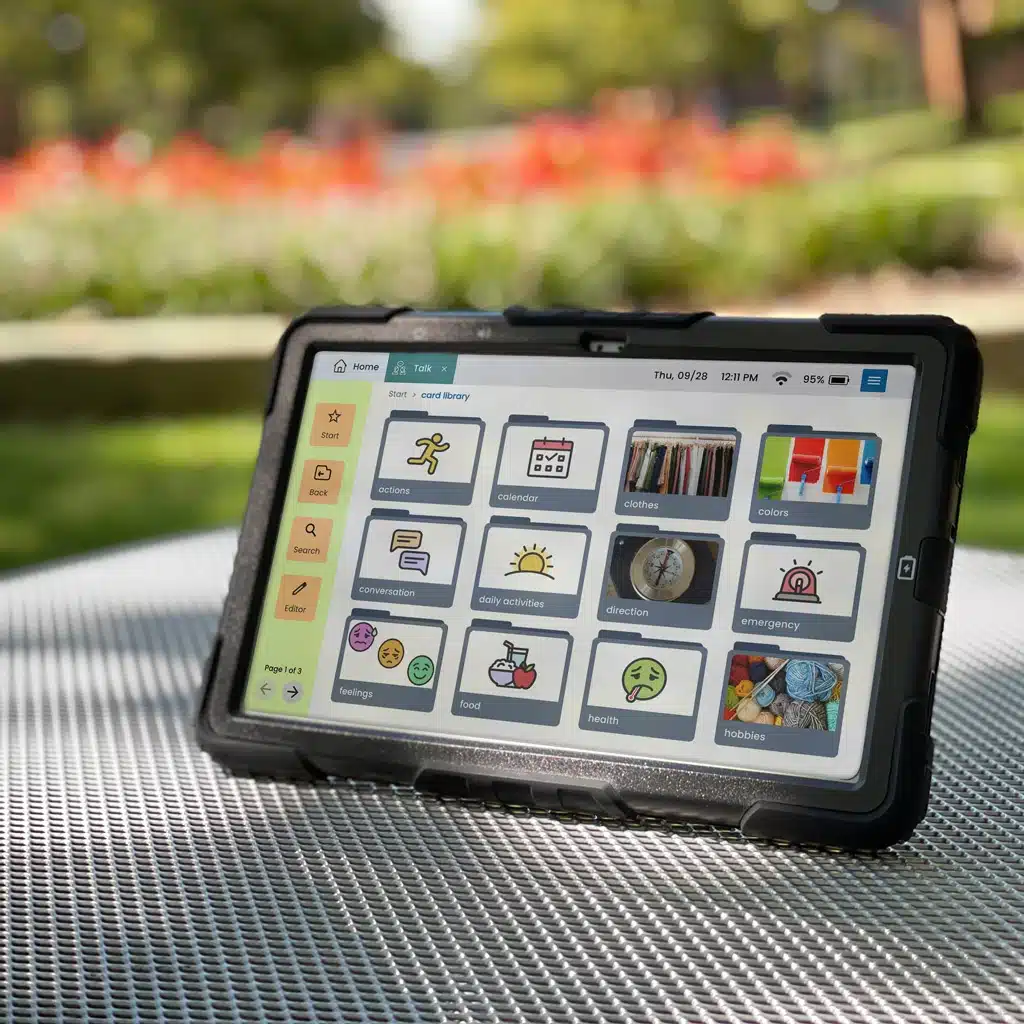 touchtalk-device-on-patio-table